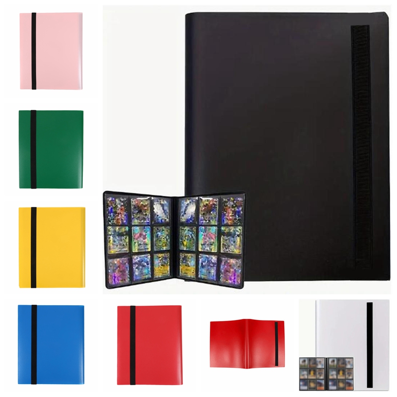 Pokemon Binder Card - Clear Grid Pocket Album 4/9/12 Slot