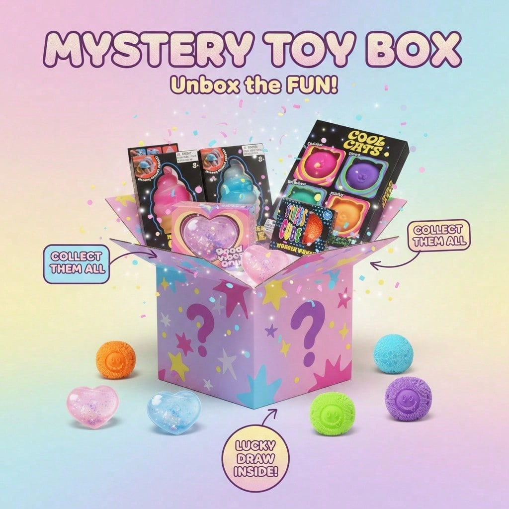 100+Pcs Sensory Squishy Blind  - đánh giá và giá Mystery Box Blind Bag