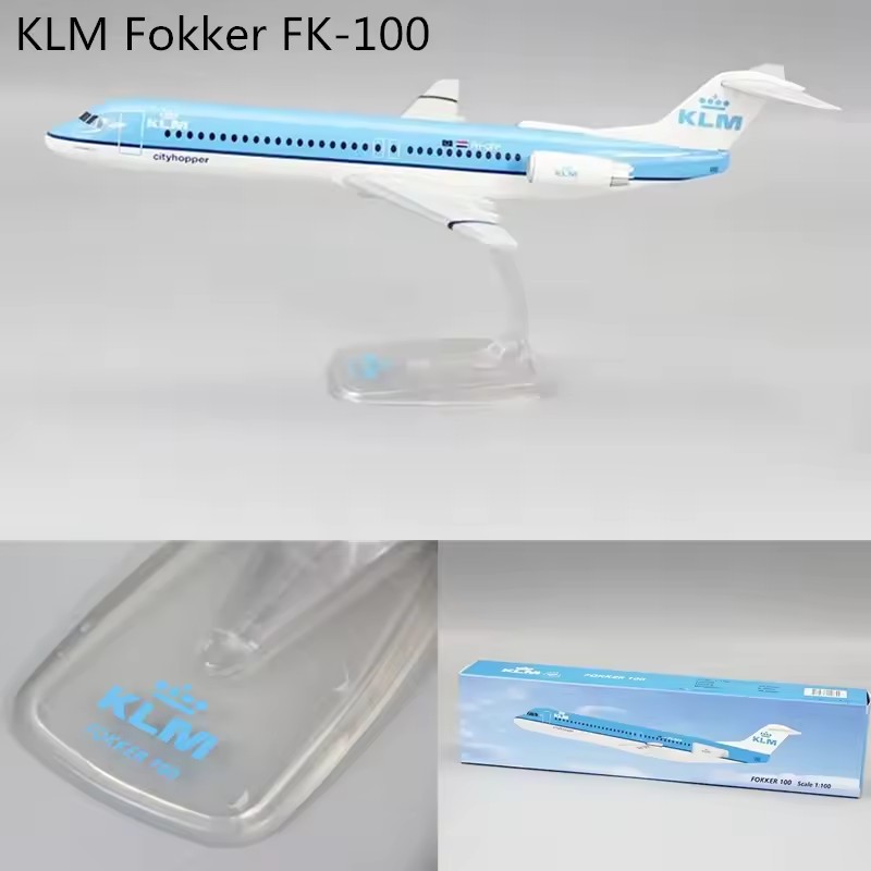 1/100 Scale Air /KLM FK-100/SM - đánh giá và giá Model Airplane Plastic