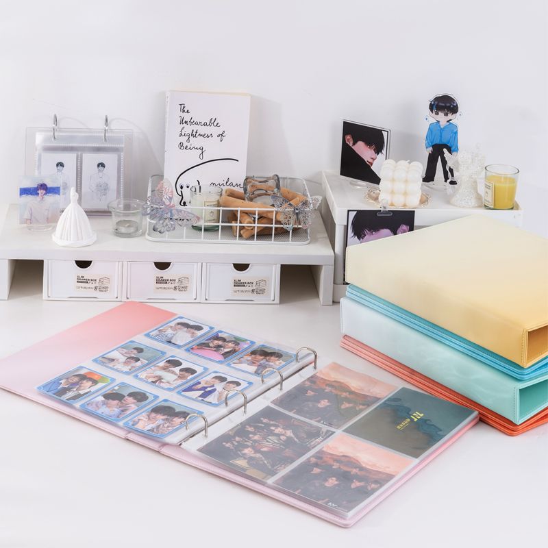 A4 Luxury Gradient PU Leather  - đánh giá và giá Pokemon Binder Card