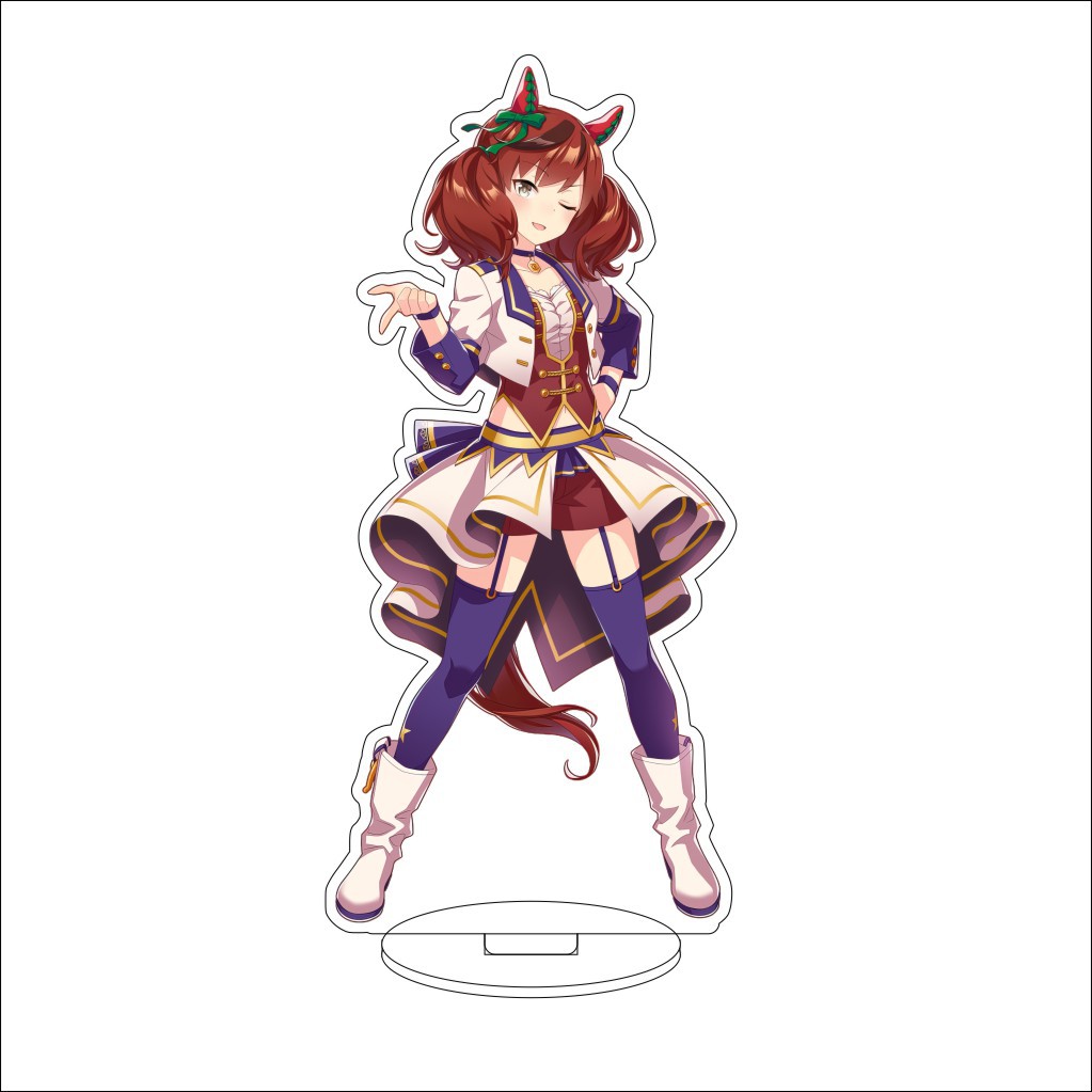 16CM Anime Game Pretty Derby G - đánh giá và giá Figma Stand Set