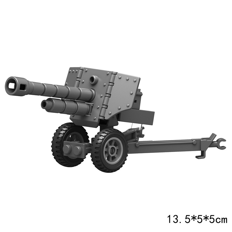 MOC WW2 Military Gun Cannon Bu - đánh giá và giá Lego Minifigure Holder