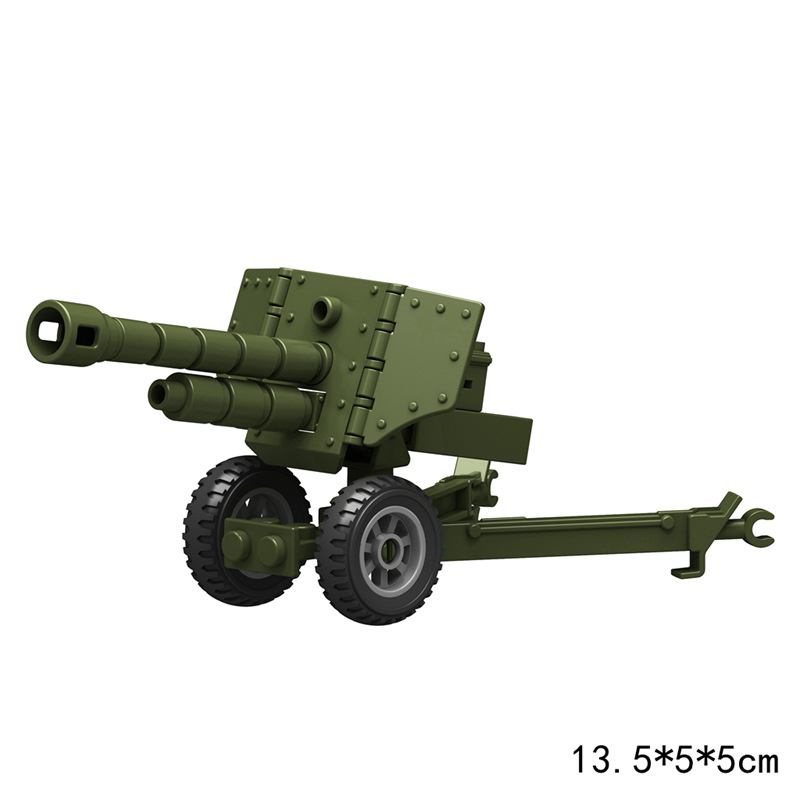 MOC WW2 Military Gun Cannon Bu - đánh giá và giá Lego Minifigure Holder