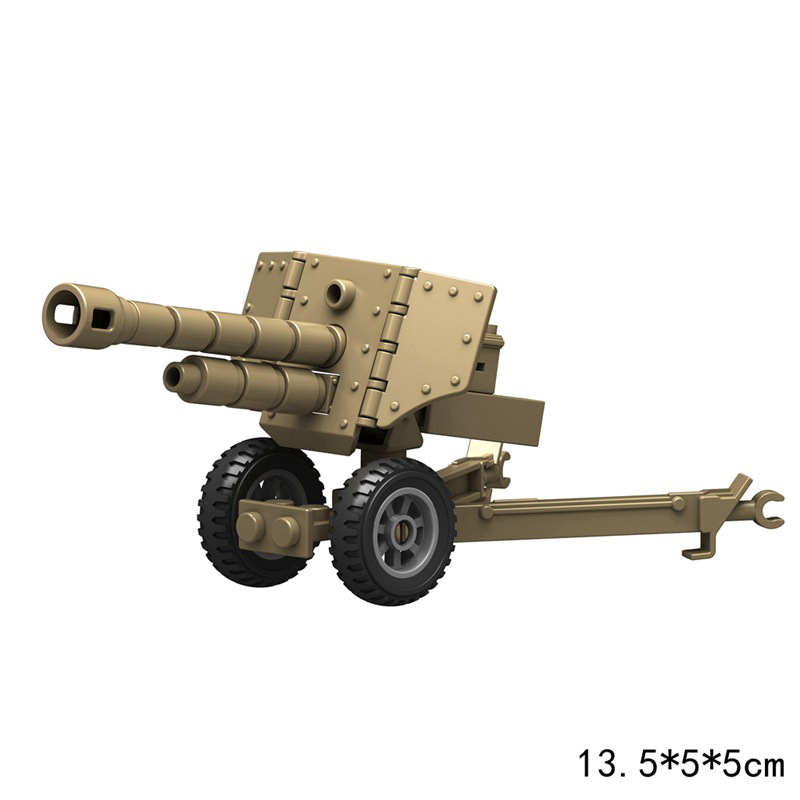 MOC WW2 Military Gun Cannon Bu - đánh giá và giá Lego Minifigure Holder