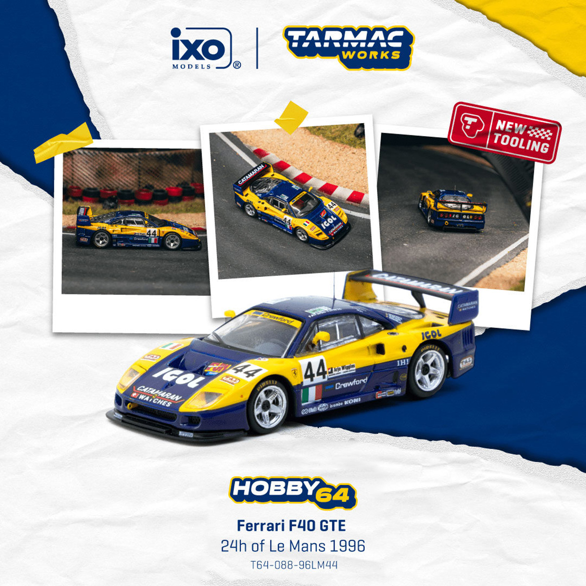 In Stock TW 1:64 Ferrari F40 G - đánh giá và giá Die Cast Car 1 64