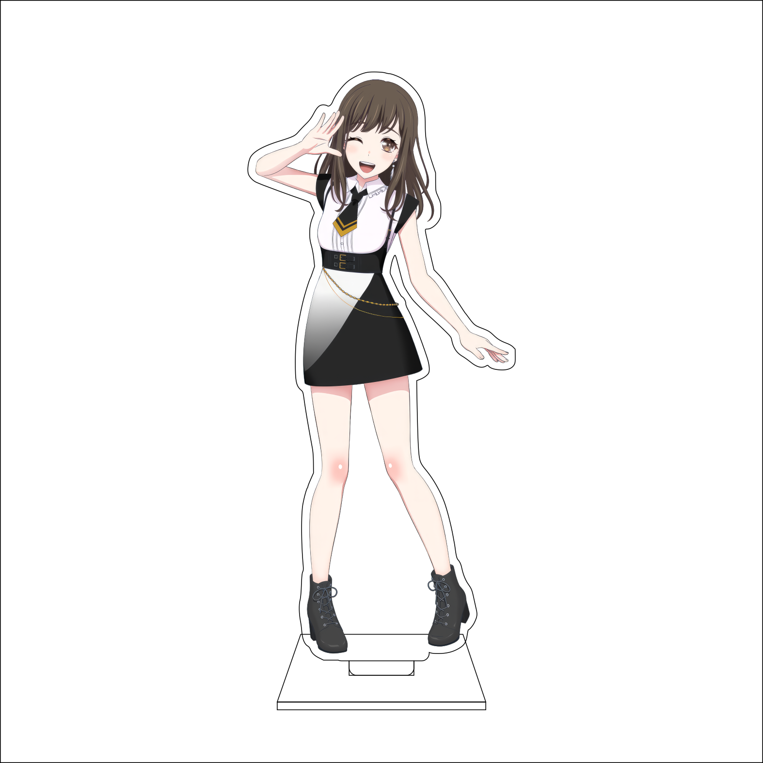 16CM Anime BanG Dream! Cosplay - đánh giá và giá Figma Stand Set