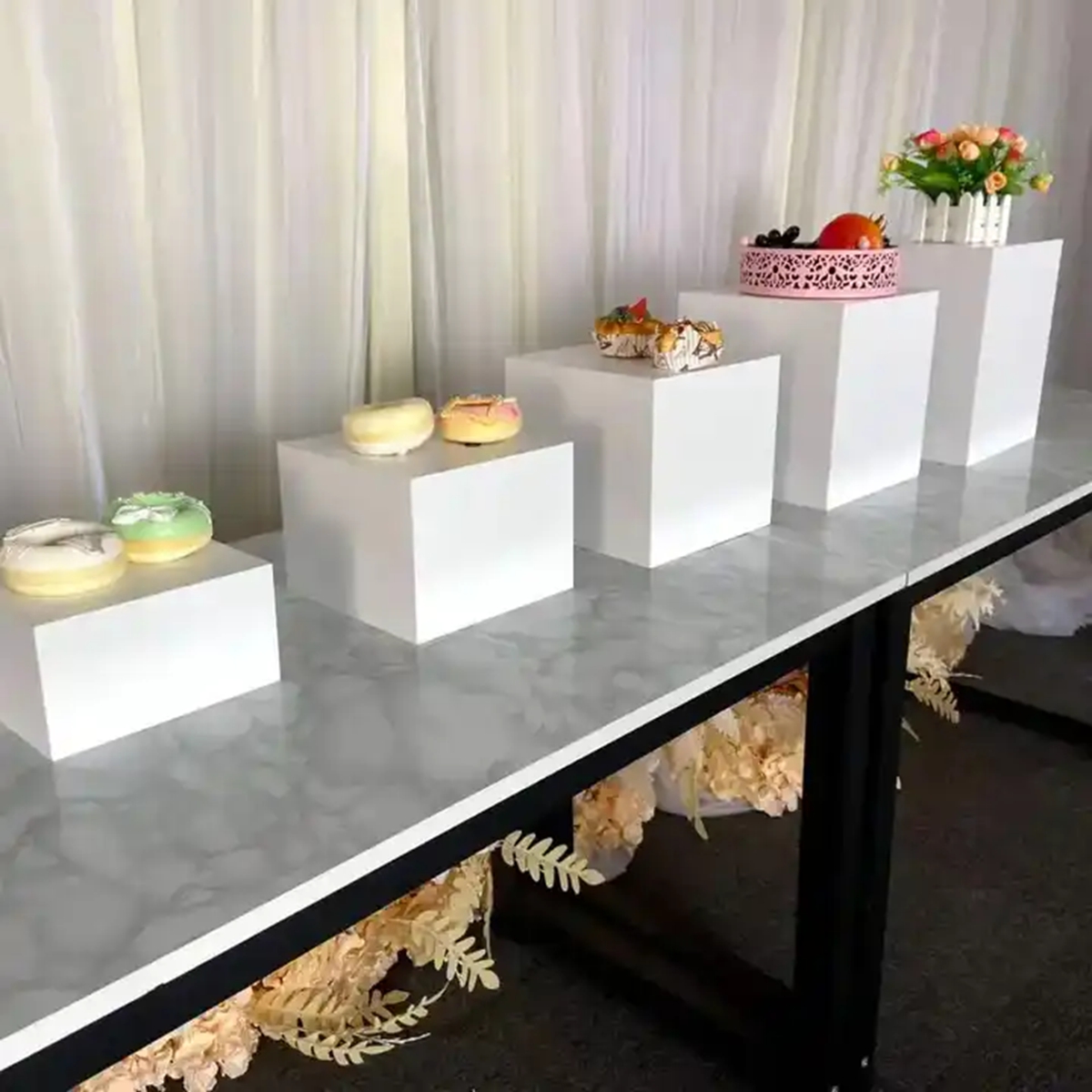 5pcs/set) Dessert Table Decora - đánh giá và giá Display Risers Set